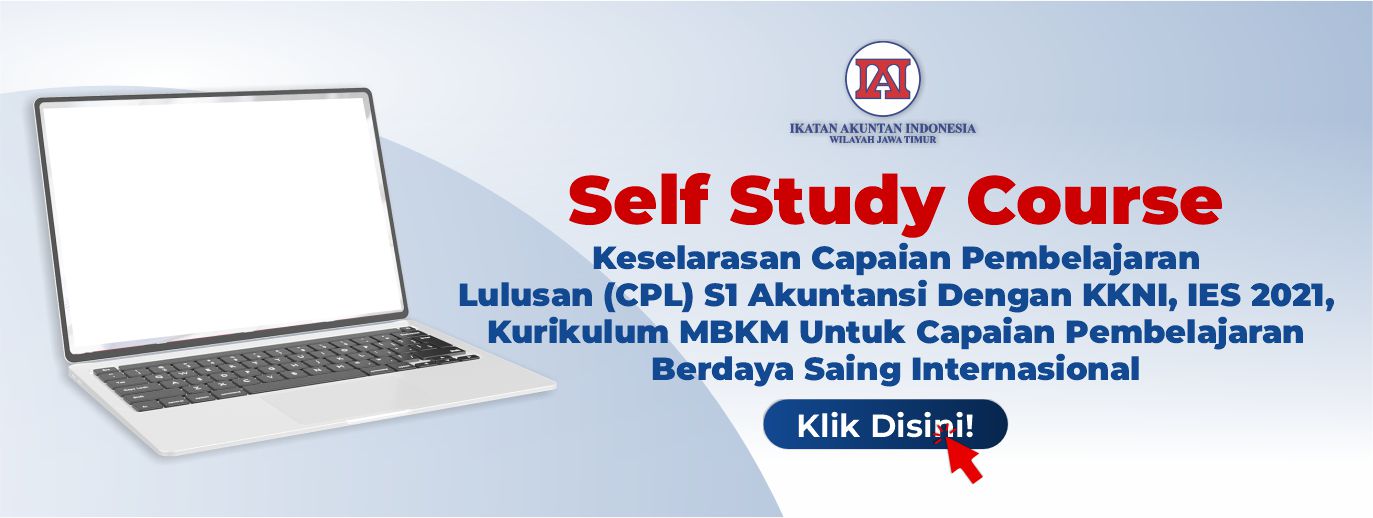 Course Image SELF-STUDY COURSE PPL WORKSHOP KESELARASAN CAPAIAN PEMBELAJARAN LULUSAN (CPL) S1 AKUNTANSI DENGAN KKNI, IES 2021, KURIKULUM MBKM UNTUK CAPAIAN PEMBELAJARAN BERDAYA SAING INTERNASIONAL